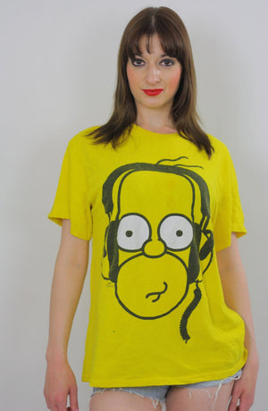 Vintage Homer Simpson Tshirt  Homer Simpson Tee shirt Homer Simpson Costume Homer Simpson T Homer Simpson Beach shirt  XL Cartoon Beachcover - shabbybabe
 - 3