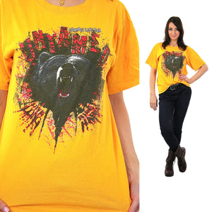 Vintage Bear animal tee shirt Untamed Canobie Lake Park tshirt M - shabbybabe
 - 2