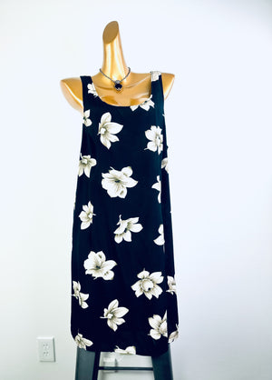 Vintage floral sundress cottagecore floral print prairie midi dress