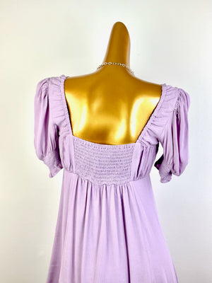 Vintage 90s grunge dress cottagecore prairie peasant mini sundress