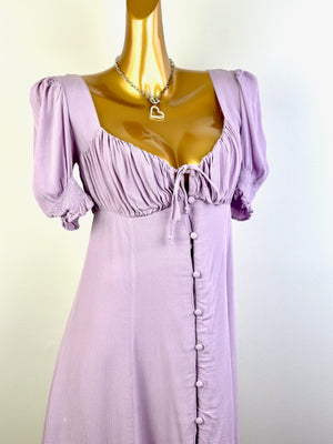 Vintage 90s grunge dress cottagecore prairie peasant mini sundress