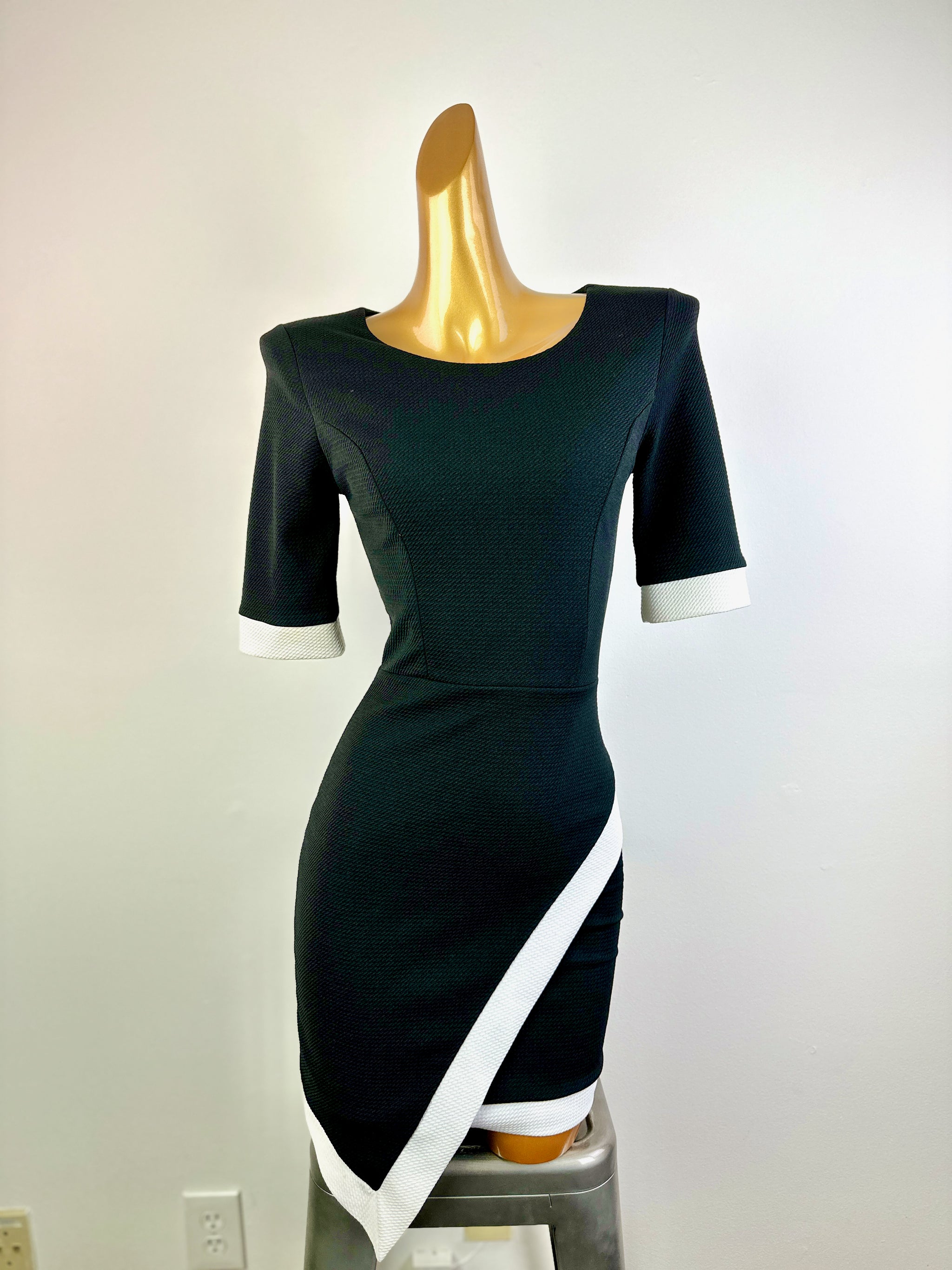 Vintage preppy black mini dress - shabbybabe Vintage preppy black mini dress - shabbybabe