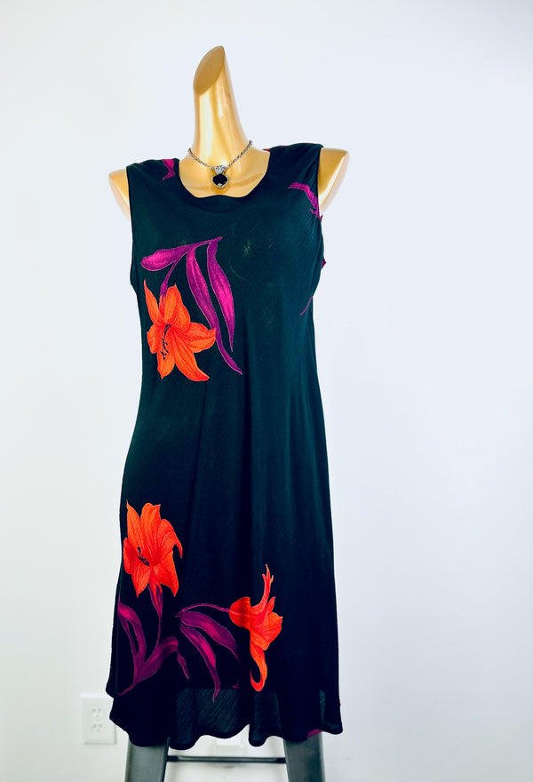 Vintage 90s grunge dress floral print prairie mini sundress