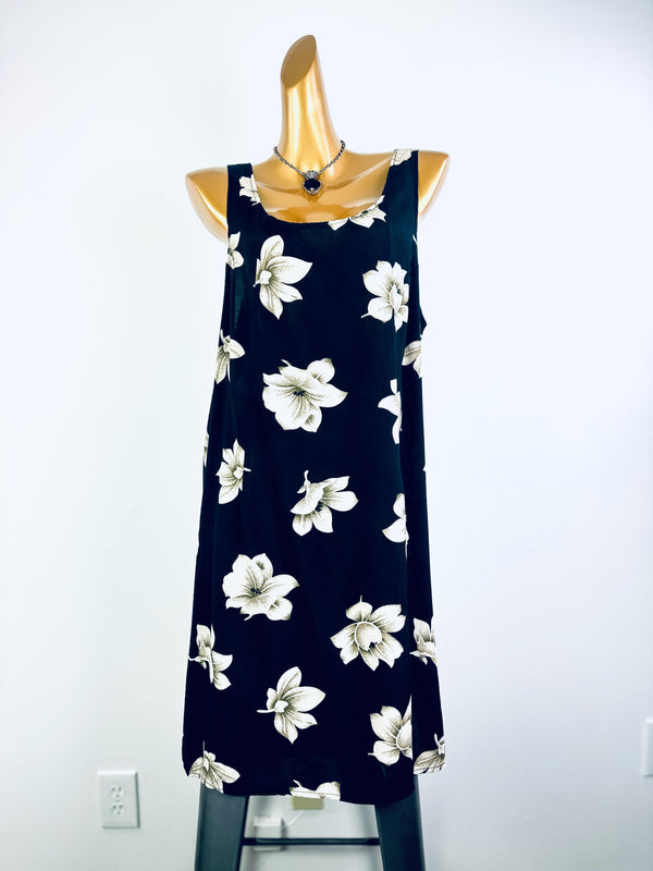 Vintage floral sundress cottagecore floral print prairie midi dress