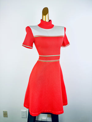 Vintage 60s mod retro mini party dress