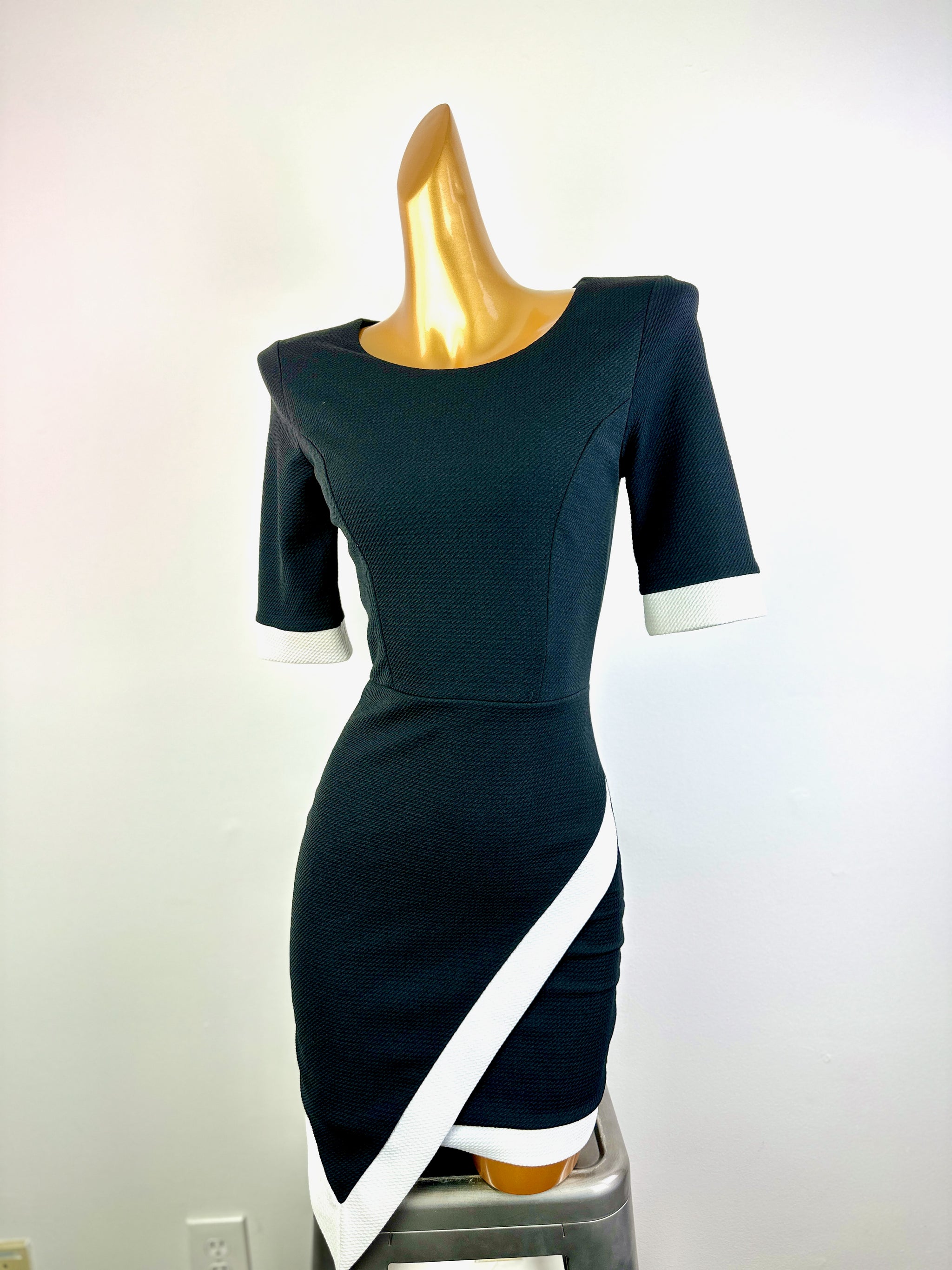 preppy mini dress Vintage preppy Black mini dress