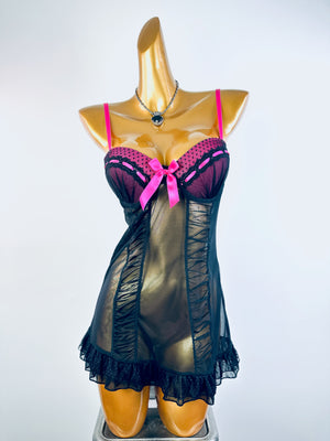 Vintage fairy coquette bustier slip dress