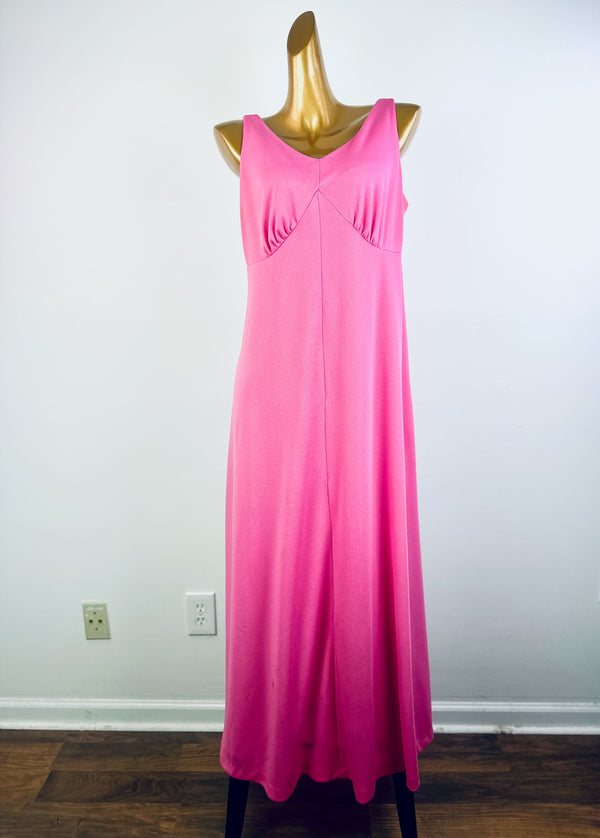 Vintage 70s boho Grecian goddess party cocktail dress