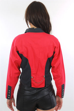 Vintage 80s Wrangler Silverlake cropped jacket top - shabbybabe
 - 4