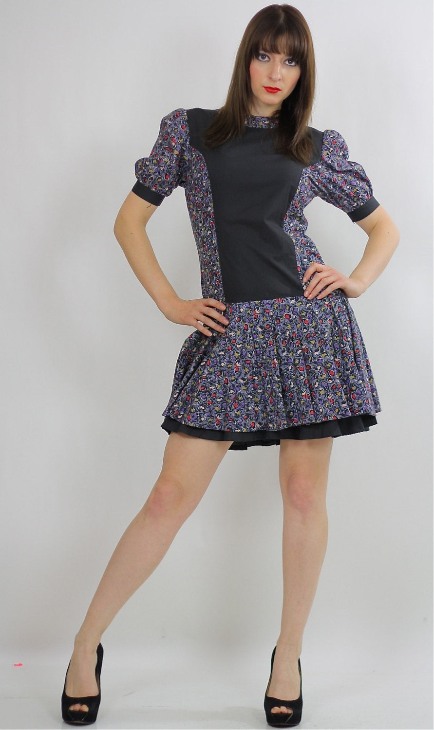 silk black dress mini Whitley Tie Back Puff Sleeve Babydoll Mini Dress • Shop American Threads Women's Trendy Online Boutique Mint / M main image 0