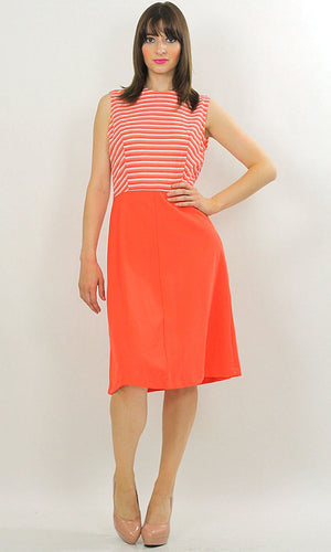 Vintage 60s Boho Hippie Mod striped mini dress - shabbybabe
 - 1
