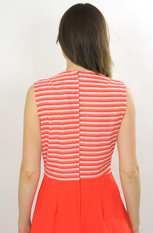 Vintage 60s Boho Hippie Mod striped mini dress - shabbybabe
 - 4
