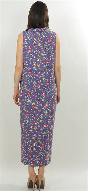 Vintage 90s Grunge Boho mini floral button maxi dress - shabbybabe Vintage 90s Grunge Boho mini floral button maxi dress - shabbybabe