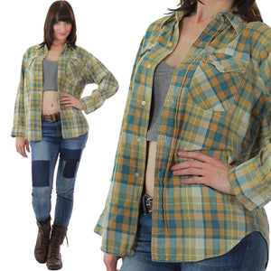 Vintage Heavyweight flannel shirt - shabbybabe
 - 5