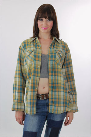 Vintage Heavyweight flannel shirt - shabbybabe
 - 2