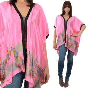 Vintage 20s flapper silk Kimono Robe Deco Butterfly - shabbybabe
 - 1