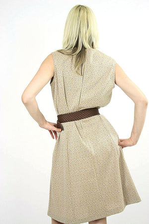 60s Mod dolly Aline space age dress sleeveless - shabbybabe
 - 5