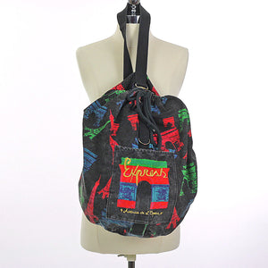 Vintage 80s Duffel bag Backpack - shabbybabe
 - 1