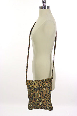 Boho Tapestry bag Leopard print Cross body Hippie purse - shabbybabe
 - 5