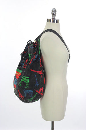 Vintage 80s Duffel bag Backpack - shabbybabe
 - 3