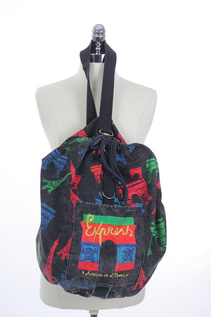 Vintage 80s Duffel bag Backpack - shabbybabe
 - 4