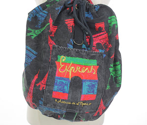 Vintage 80s Duffel bag Backpack - shabbybabe
 - 5