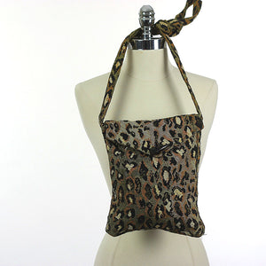 Boho Tapestry bag Leopard print Cross body Hippie purse - shabbybabe
 - 1