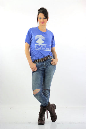 Medical shirt Blue Charter Real Hospital Tshirt L - shabbybabe
 - 5