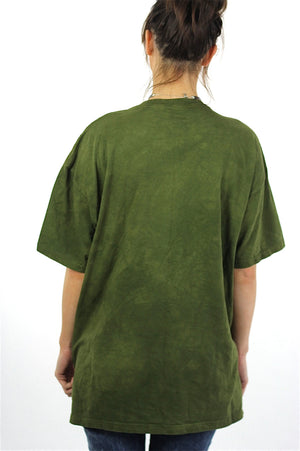 Deer animal tshirt graphic tee oversize hipster wildlife t shirt XL - shabbybabe
 - 3