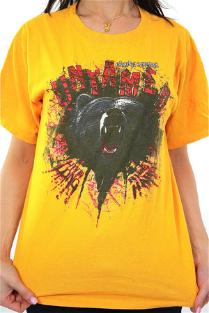 Vintage Bear animal tee shirt Untamed Canobie Lake Park tshirt M - shabbybabe
 - 1