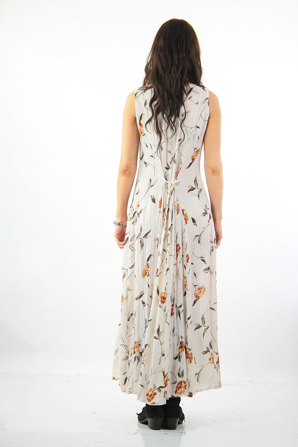 Vintage 90s grunge sheer white floral boho maxi dress 1990s Grunge boho bridal sundress beach wedding sleeveless V neck summer S/M - shabbybabe Vintage 90s grunge sheer white floral boho maxi dress 1990s Grunge boho bridal sundress beach wedding sleeveless V neck summer S/M - shabbybabe