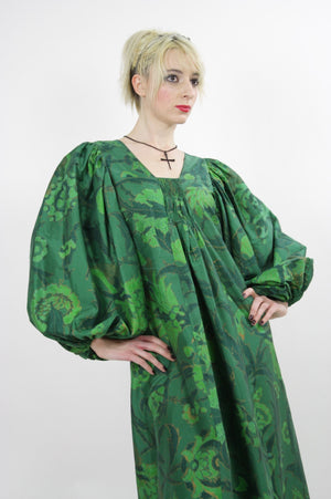 Vintage 70s Grecian goddess Hippie Boho Caftan dress - shabbybabe
 - 6